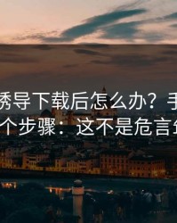 被99tk诱导下载后怎么办？手机自检的3个步骤：这不是危言耸听